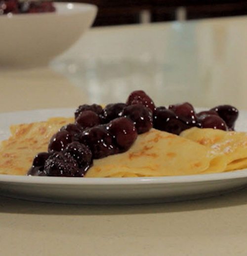 Summer Fruits Pancakes