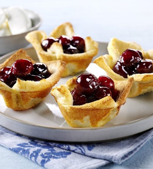 Black Cherry French Toast Cups
