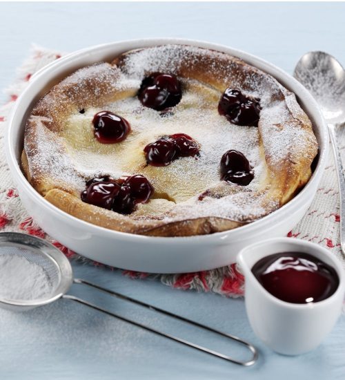 Black Cherry Batter Pudding