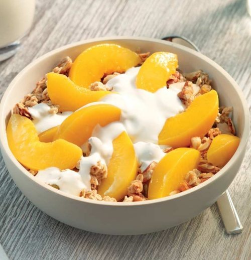 Cereal with Peaches