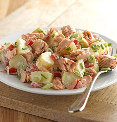 Pink Salmon and Potato Salad