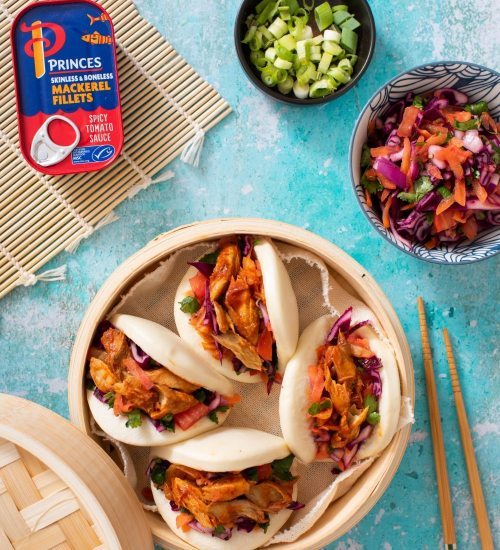Spicy Mackerel Bao Buns