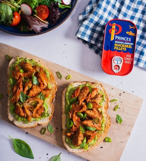Mackerel and Avocado on Toast