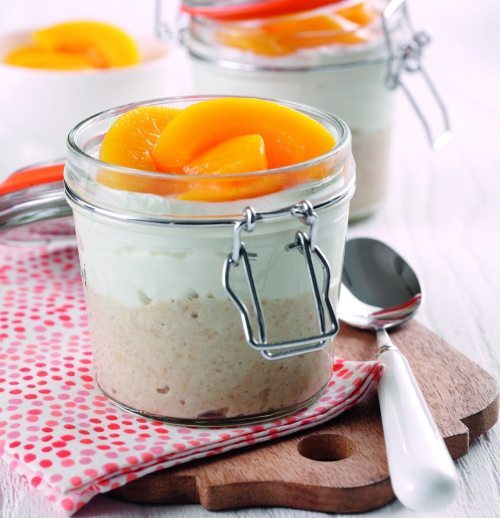 Overnight Oats with Peaches