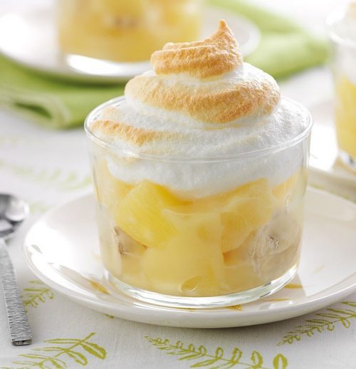 Pineapple and Banana Puddings