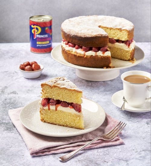 Strawberry Compote Victoria Sponge