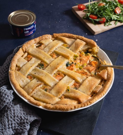 Salmon Lattice Pie