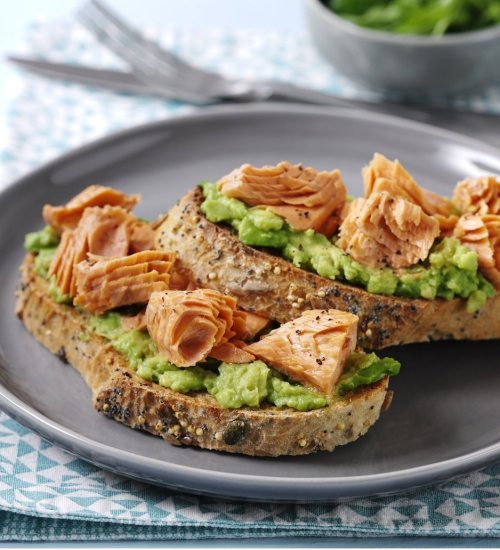 Salmon and Avocado Brunch
