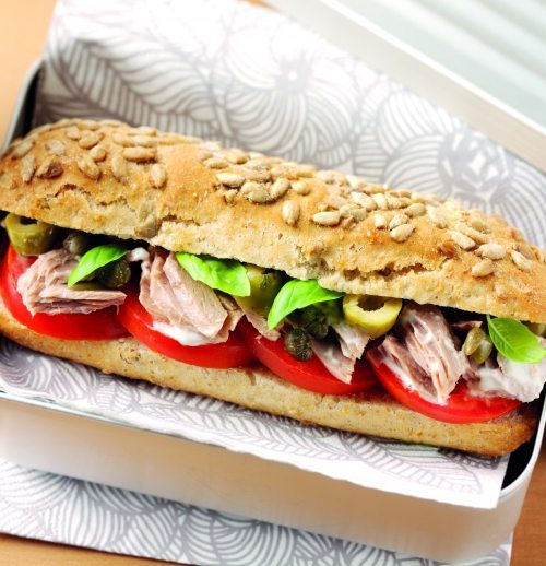 Mediterranean Tuna Deli Rolls
