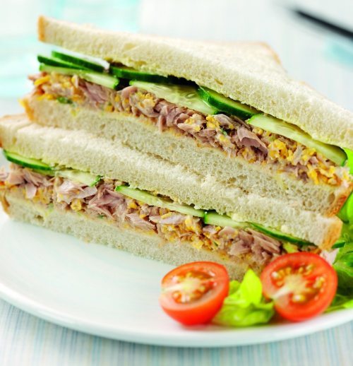 Tuna Mega-bite Sandwiches