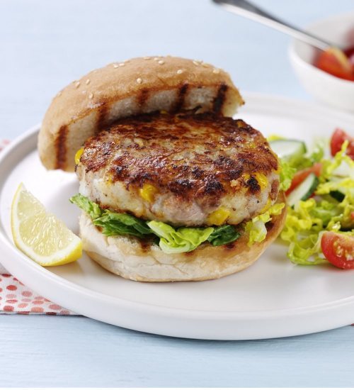 Tuna and Sweetcorn Burgers