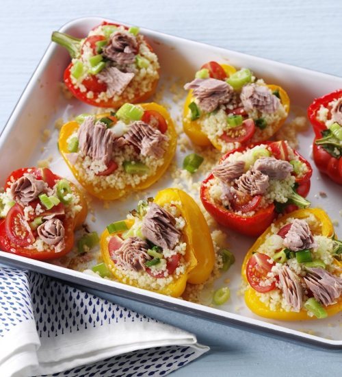 Tuna and Couscous Roast Peppers
