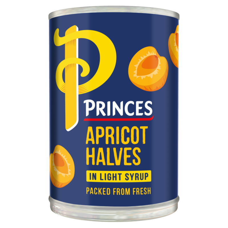 Princes Apricot Halves in Light Syrup 6x410g