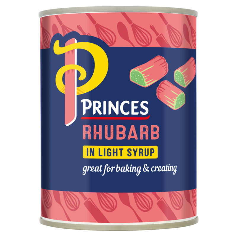 Princes Rhubard in Light Syrup 6x540g