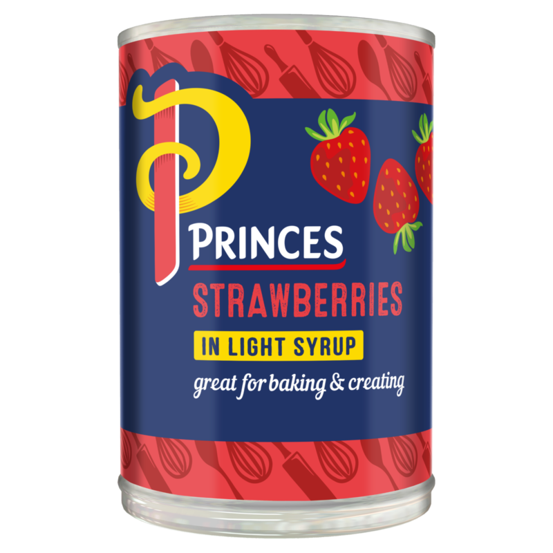 Princes Straberries in Light Syrup 12x410g