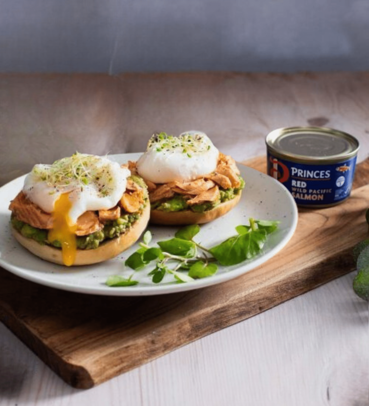 Bagels with Red Salmon