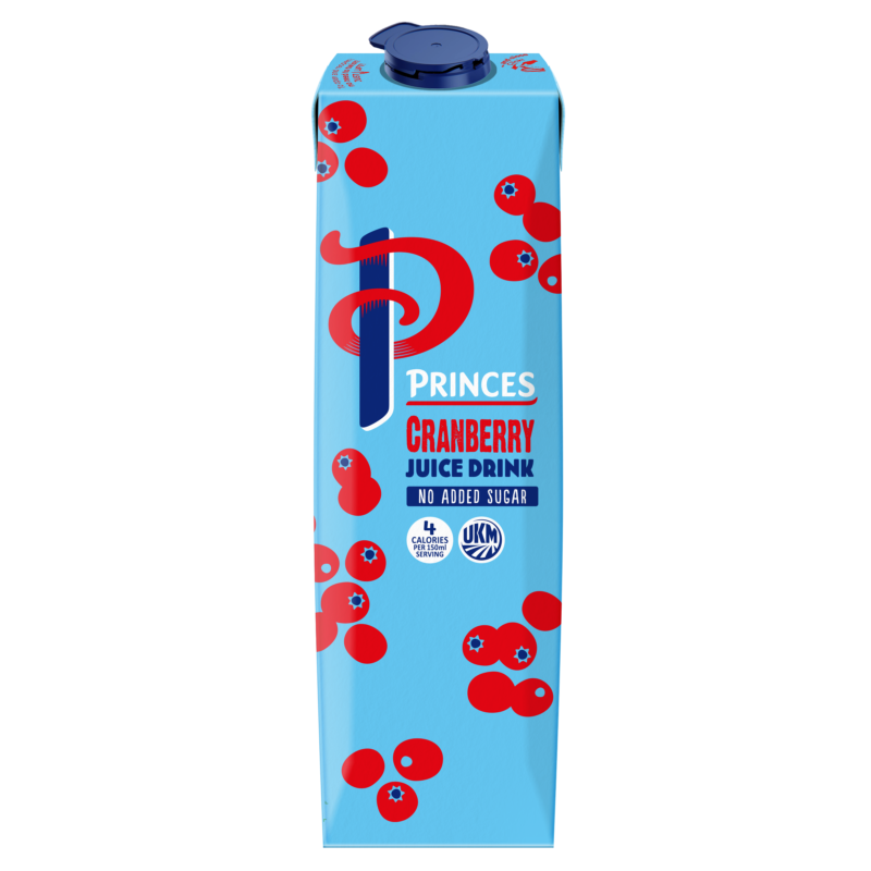 A000434 Princes Cranberry Tetra 1L Carton STD